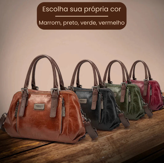 Cláudia | Bolsa de Couro Elegante