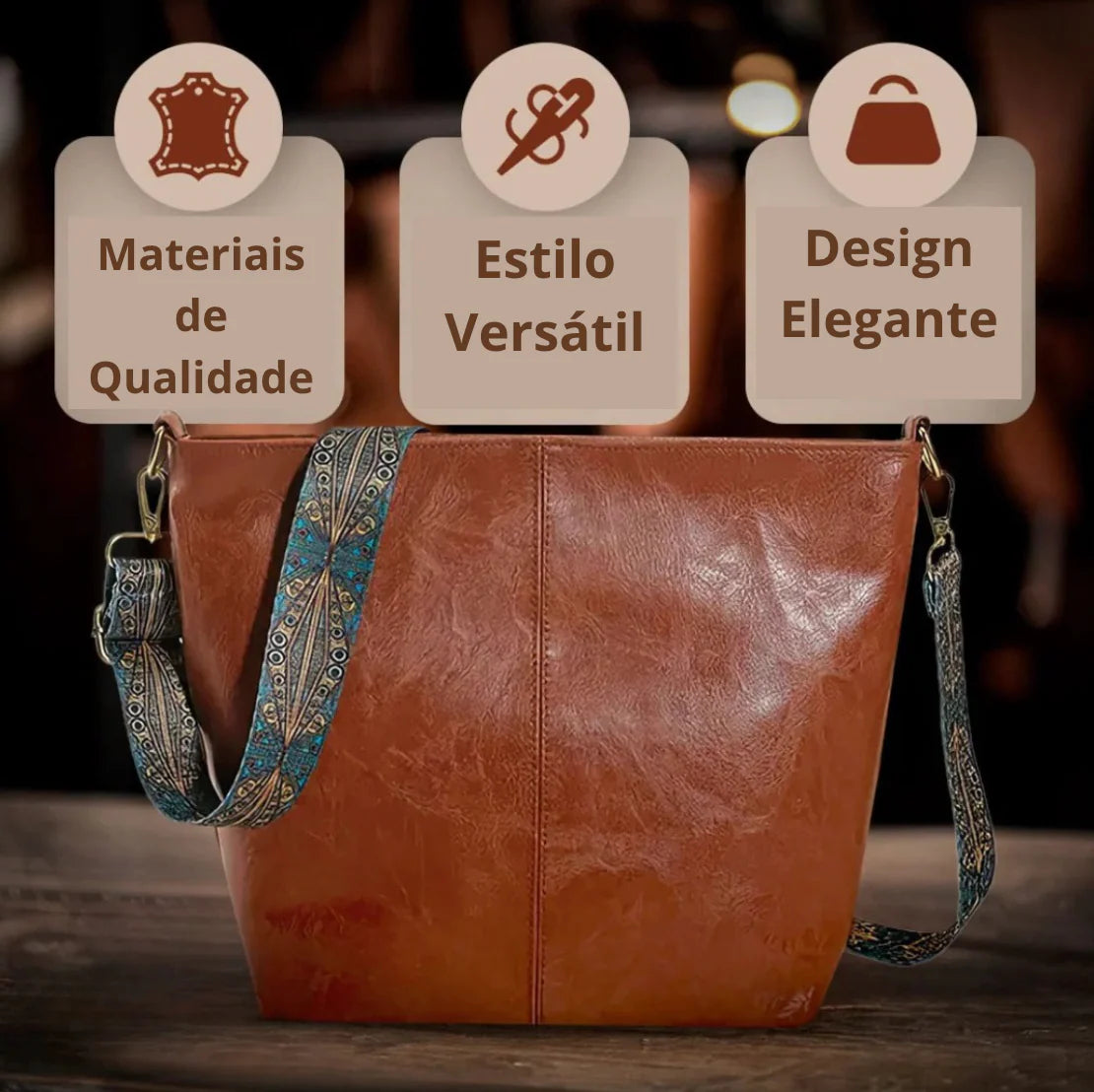 Fernanda | Bolsa de Couro Elegante