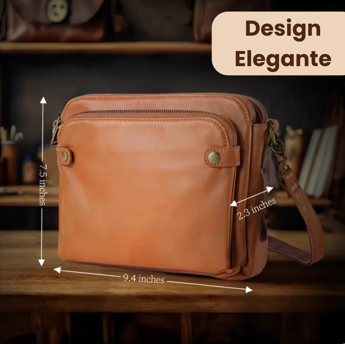 Sofia | Bolsa de Couro Elegante