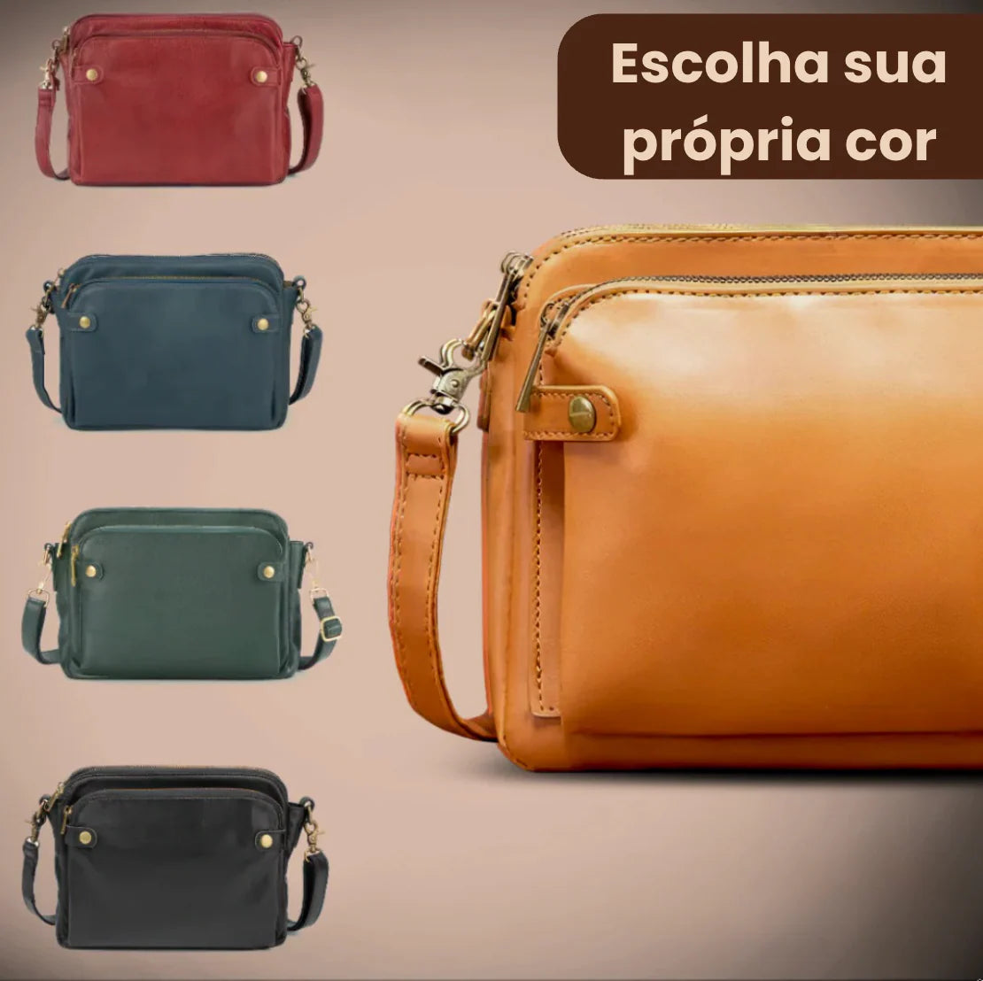 Sofia | Bolsa de Couro Elegante